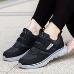 Comfortabele Hardloopschoenen met Klittenband – Sneakers met Klittenbandsluiting voor Dames & Heren, Ademend, Makkelijk Aan – EasyStride Zwart