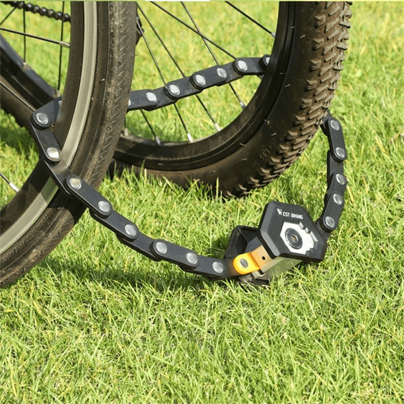 Vouwslot Fiets – Stevig Metalen Fietsslot 78 cm met Houder, voor Fiets, E-bike, Scooter & Motor, 1 of 2 Stuks