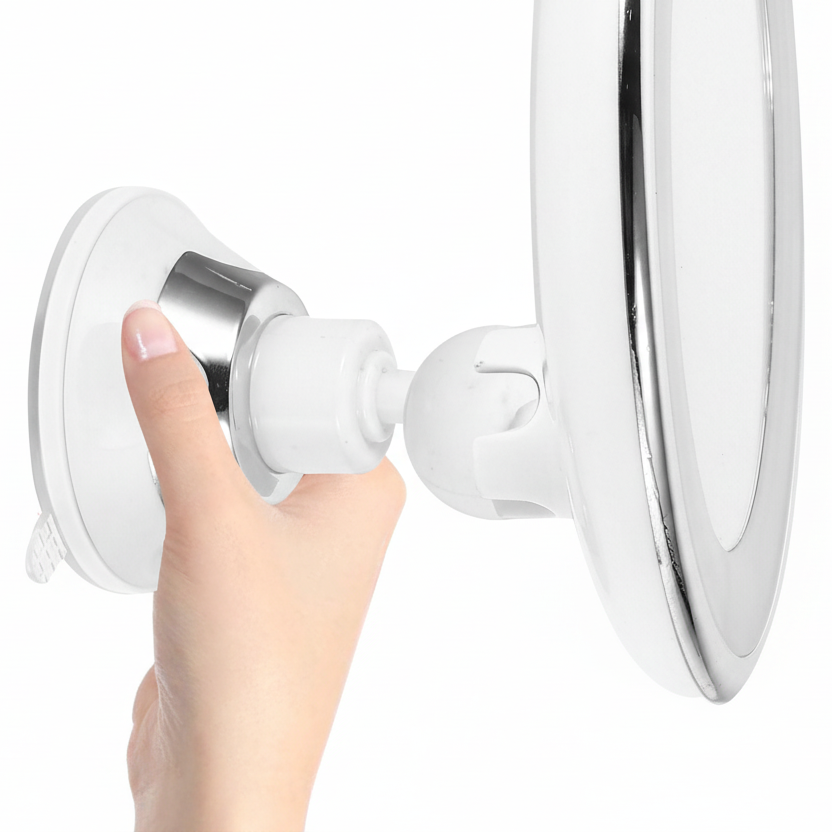 10x Vergrotende Make Up Spiegel met Licht en 360° Rotatie - Natuurlijke Verlichting voor Perfecte Make-Up Applicatie