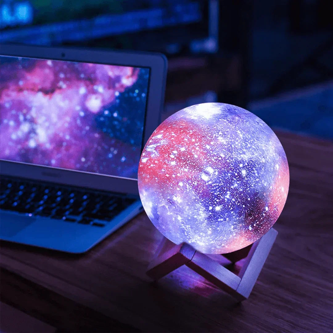 Nachtlampje met Sterrenhemel en Touchbediening – Sterrenhemel Lamp voor Kinderkamer & Slaapkamer, Oplaadbaar LED, 4 Maten – Orion