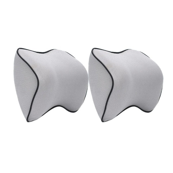 2-Pack Autonekkussens 2 stuks grijs