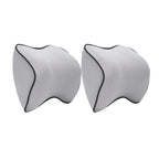 2-Pack Autonekkussens 2 stuks grijs