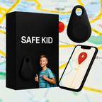 Kinder GPS-Tracker Waterdicht met Real-Time Locatie & SOS-Alarm | Klein, Licht, Draagtasje en Beveiligingsfuncties