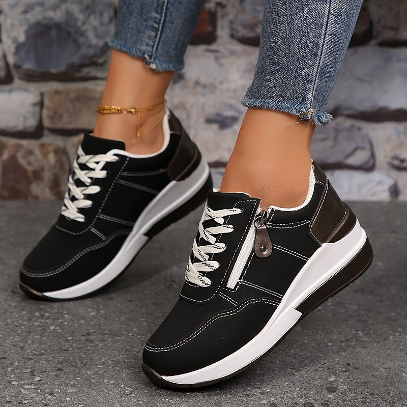 Umami | Comfortabele Dames Low Cut Sneakers - Lichtgewicht Lage Schoenen met Zachte Zool en Dempende Pasvorm