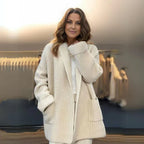 Isana | Dames Gebreid Vest met Open Voorzijde en Zakken - Comfortabele Lange Oversized Cardigan Zonder Sluiting