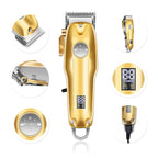 3-in-1 Professionele Haartrimmer Set - Draadloze Trimmer, T-Blade Outliner en Foil Scheerapparaat voor Mannen