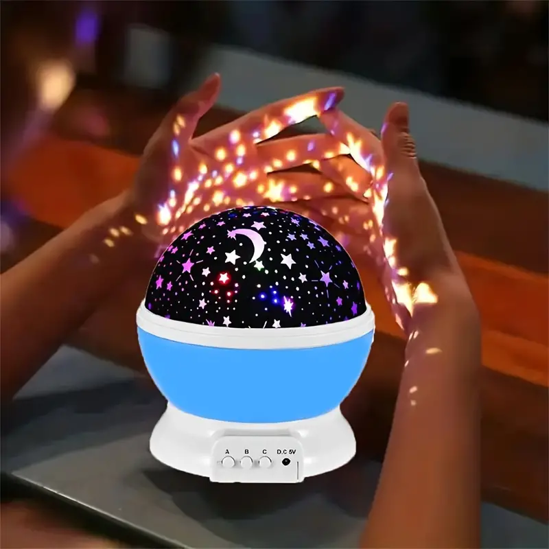 Betoverend Sterrenhemel Nachtlampje – Sterrenhemel Projector Kinderen met Muziek, 360° Draaiend, USB Oplaadbaar – Creëer Magie in de Kinderkamer