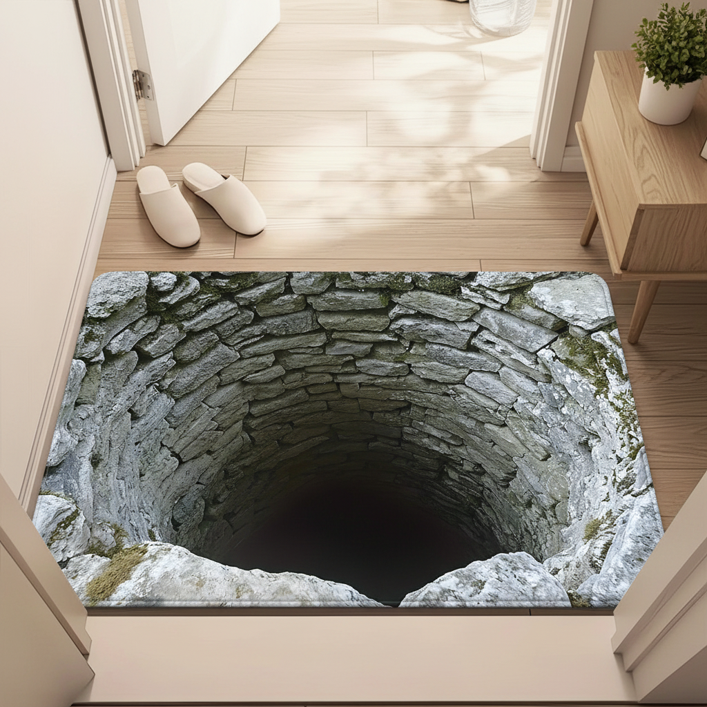 Veelzijdige 3D Antislip Vloermat - Absorberend & Wasbaar - Voor Elke Ruimte 60x90 cm