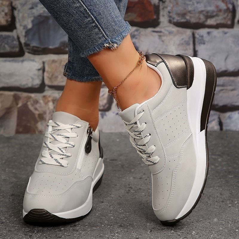 Umami | Comfortabele Dames Low Cut Sneakers - Lichtgewicht Lage Schoenen met Zachte Zool en Dempende Pasvorm