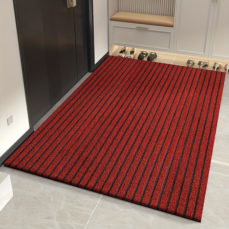 All-Season Deurmat voor Binnen & Buiten – Lage Antislip Inloopmat, Weerbestendig, Grijs of Rood Rood