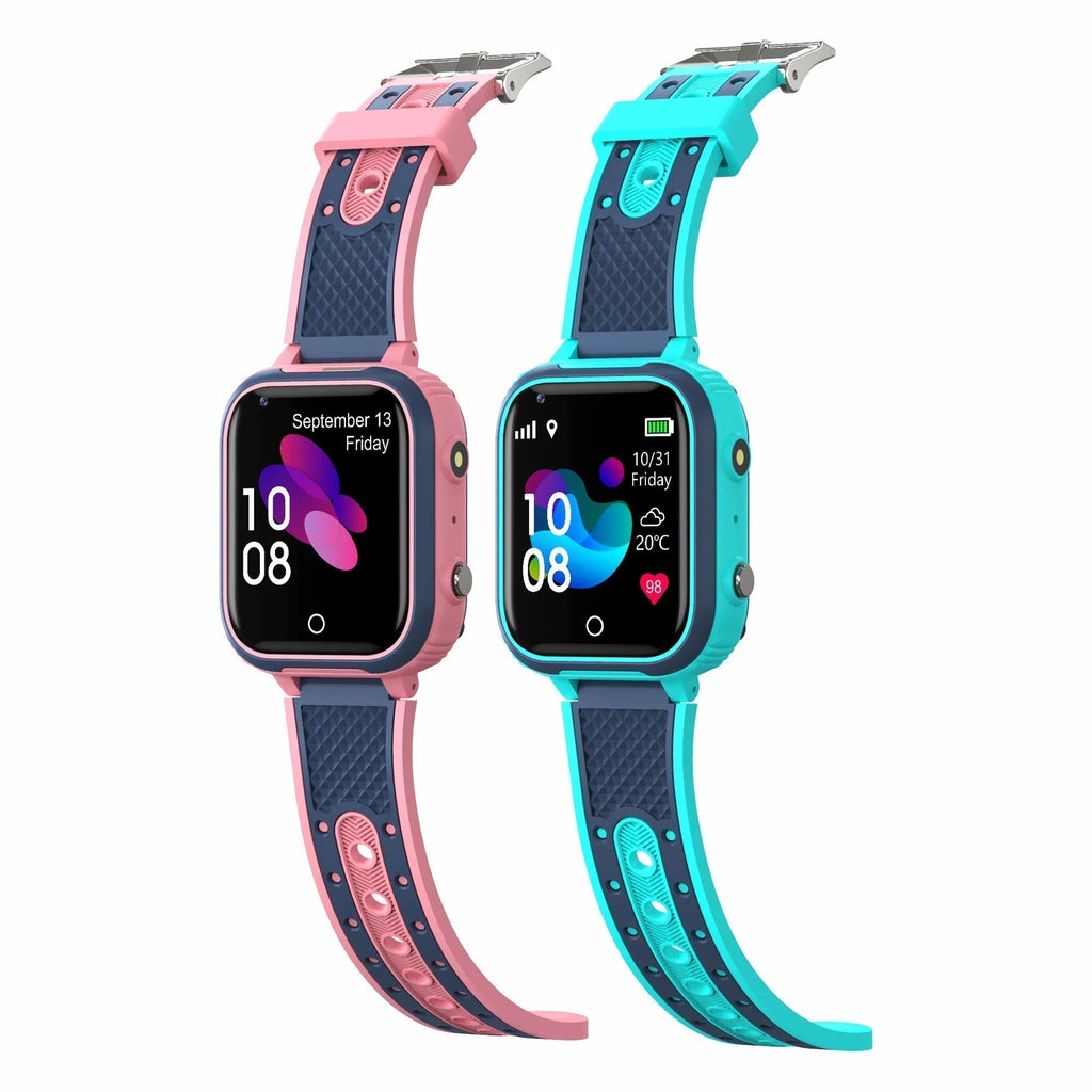 KidGuardian | 4G Smartwatch voor Kinderen met GPS Tracker - Waterdicht Kinderhorloge met Bellen, Videobellen, SOS Noodknop & Live Locatie