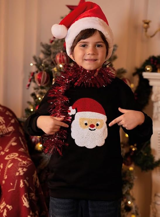 SantaSnug | Foute Kersttrui Kind - Gebreide Kerstman Jongens Meisjes