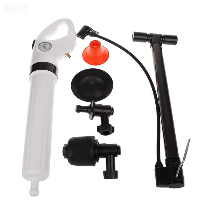 Ontstopper met Luchtdruk – Afvoerontstopper & Gootsteenontstopper zonder Chemie – voor Toilet, Gootsteen, Douche & Putje
