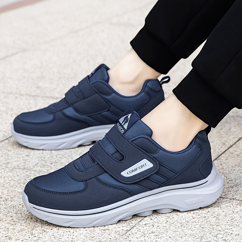 Comfortabele Hardloopschoenen met Klittenband – Sneakers met Klittenbandsluiting voor Dames & Heren, Ademend, Makkelijk Aan – EasyStride Blauw