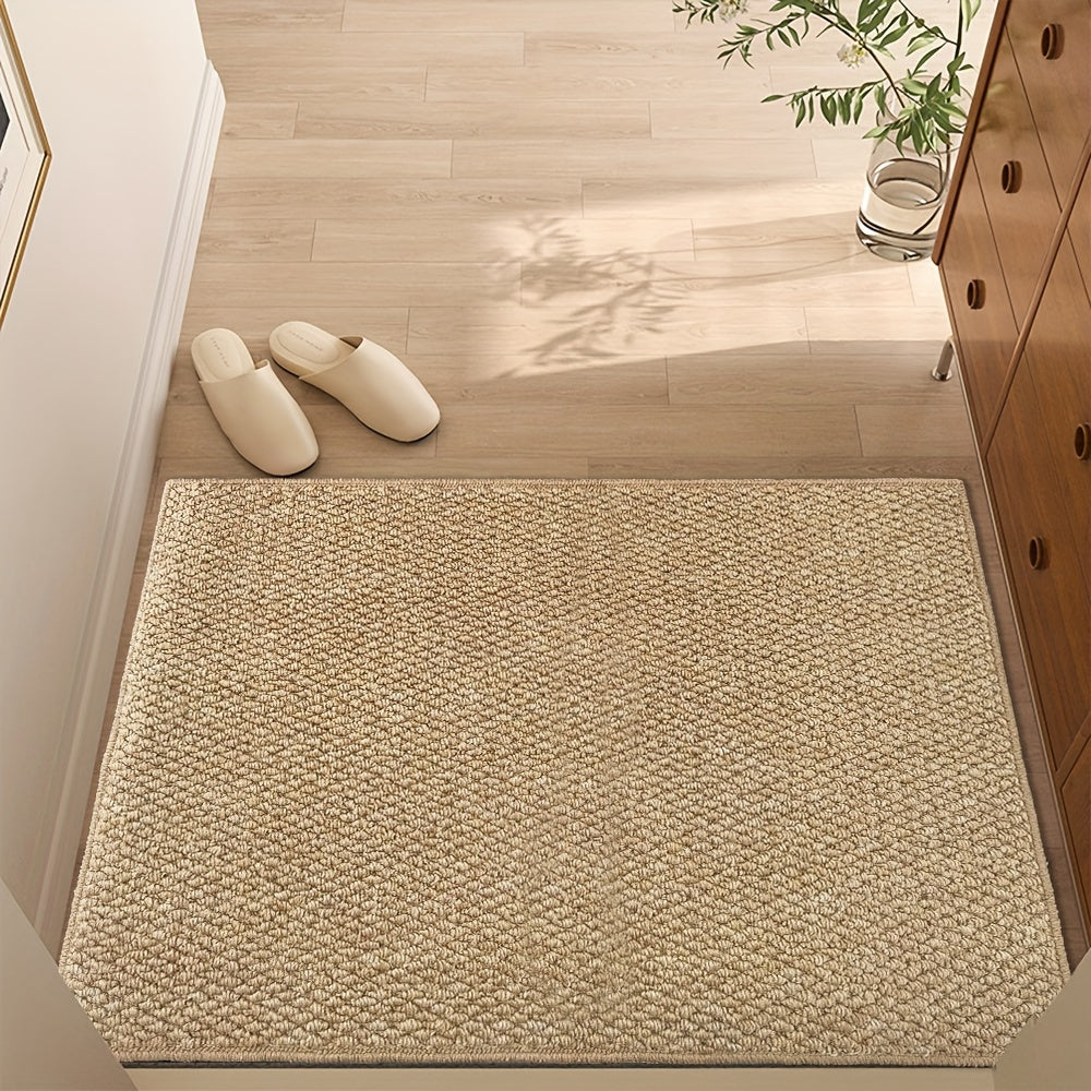 Absorberende Deurmat voor Binnen & Buiten – Antislip Mat in Jute-Look, Machinewasbaar, 3 Maten 50x80 cm