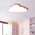 LED Plafondlamp voor Kinderkamers – Wolk Plafondlamp voor Babykamer & Kinderkamer, 49 cm, Blauw, Roze of Wit – CloudLight Roze 49 cm Wit