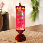 TwinkleFlame | Magische Kerstkaars - LED Drijvende Kaarsen Staf Rood