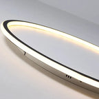 Scandinavische Ronde Plafondlamp – LED Plafonnière, Dimbaar met Afstandsbediening Optioneel, Ø20 tot Ø50 cm – AuroraSphere