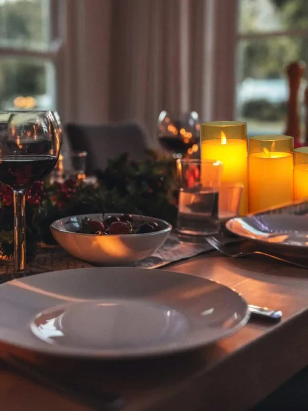 GlowFlicker | 24 LED Kaarsen - Vlamloze Waxinelichtjes met Timer