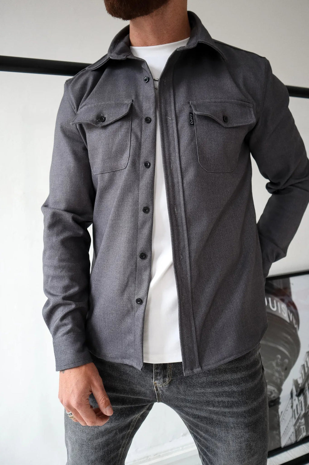 Zipari | Heren Overshirt Jas Borstzakken Lente Herfst Casual Lichtgewicht