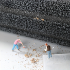All-Season Deurmat voor Binnen & Buiten – Lage Antislip Inloopmat, Weerbestendig, Grijs of Rood