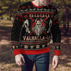 Hommes | YuleTattoo | Viking Kersttrui Heren - Noorse Foute Trui Gebreid