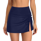 Sariyah | Mini Rok Dames - Polyester - Elastische Taille Blauw