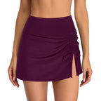 Sariyah | Mini Rok Dames - Polyester - Elastische Taille Bordeaux