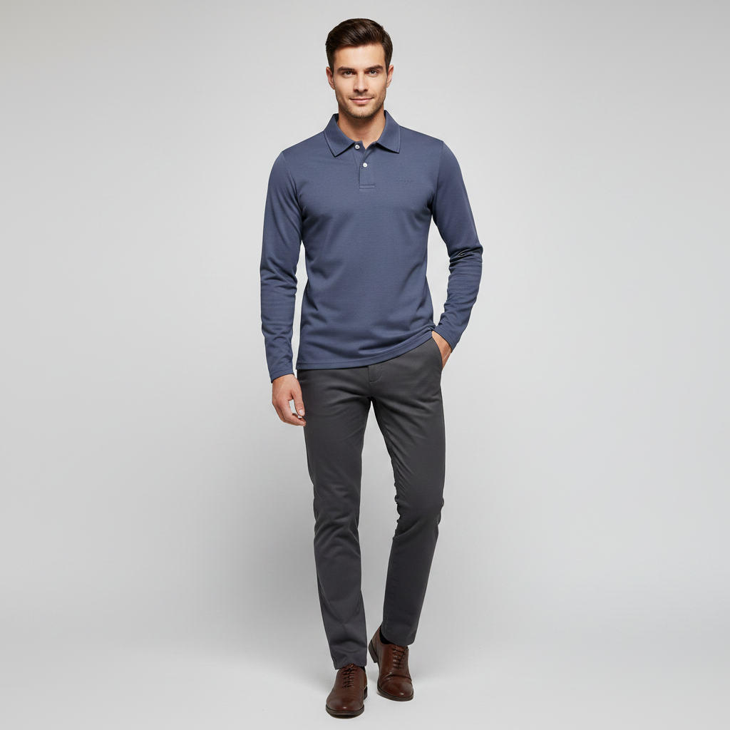 Polo Trui Heren Warm Lange Mouw