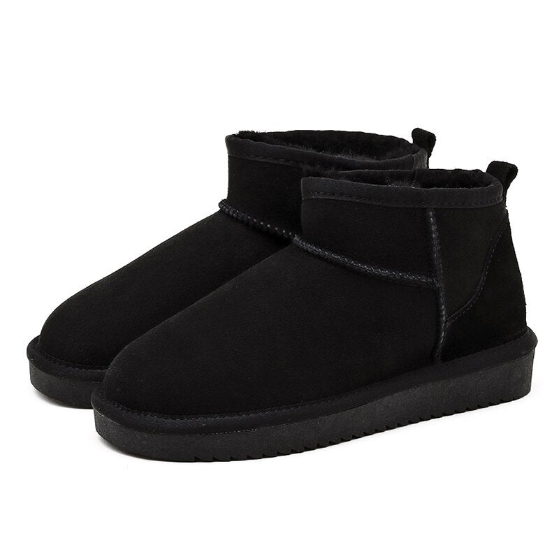 Bersh | Warme Gevoerde Enkellaarsjes voor Dames met Zachte Bontvoering - Comfortabele Winterboots met Flexibele Zool