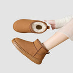 Bersh | Warme Gevoerde Enkellaarsjes voor Dames met Zachte Bontvoering - Comfortabele Winterboots met Flexibele Zool