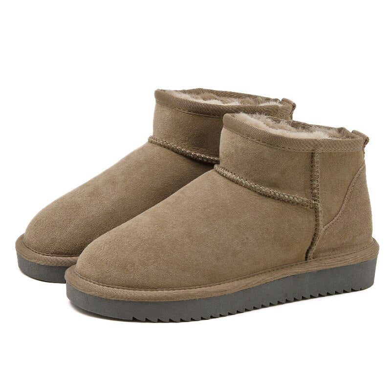 Bersh | Warme Gevoerde Enkellaarsjes voor Dames met Zachte Bontvoering - Comfortabele Winterboots met Flexibele Zool