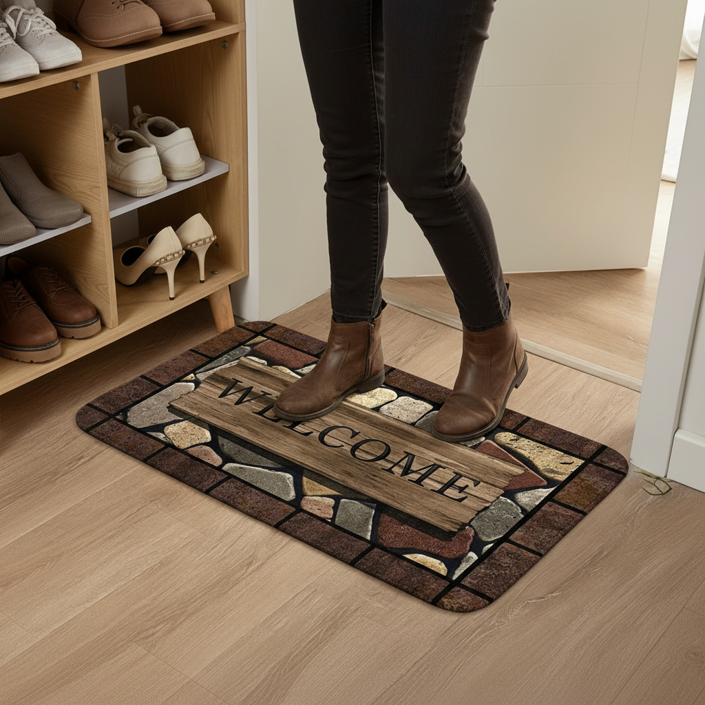 Antislip Deurmat Binnen en Buiten – Wasmachinebestendig & Duurzaam