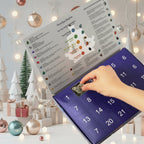 Edelstenen Adventskalender – 24 Natuurlijke Kristallen & Stenen om af te Tellen naar Kerst, Stenenverzamelaar Cadeau, 2 Varianten