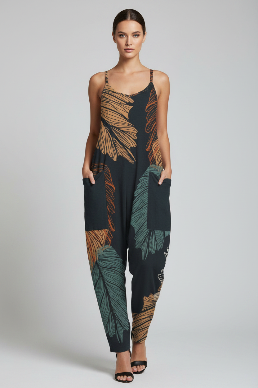 Sariyah | Jumpsuit Dames - Bloemenprint - Wijde Pijp