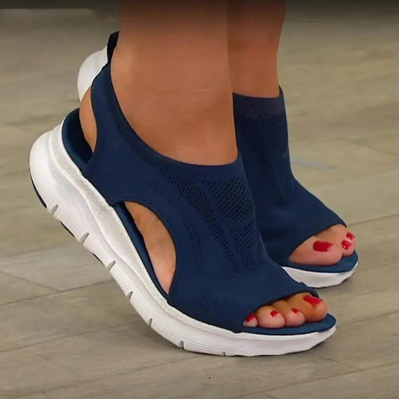 Ava | Dames Sandalen - Orthopedisch Comfort en Zachte Binnenzool Blauw