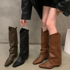 Knielaarzen Dames Cowboystijl Comfortabel