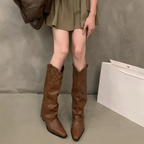 Knielaarzen Dames Cowboystijl Comfortabel