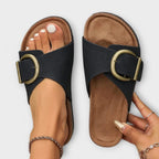 Ayla | Dames Sandalen - Ergonomische Ondersteuning, Elegant Zwart