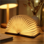 Betoverende Boekenlamp met Uniek Open Boek Ontwerp – Zachte LED Verlichting voor Cozy Sfeer 0