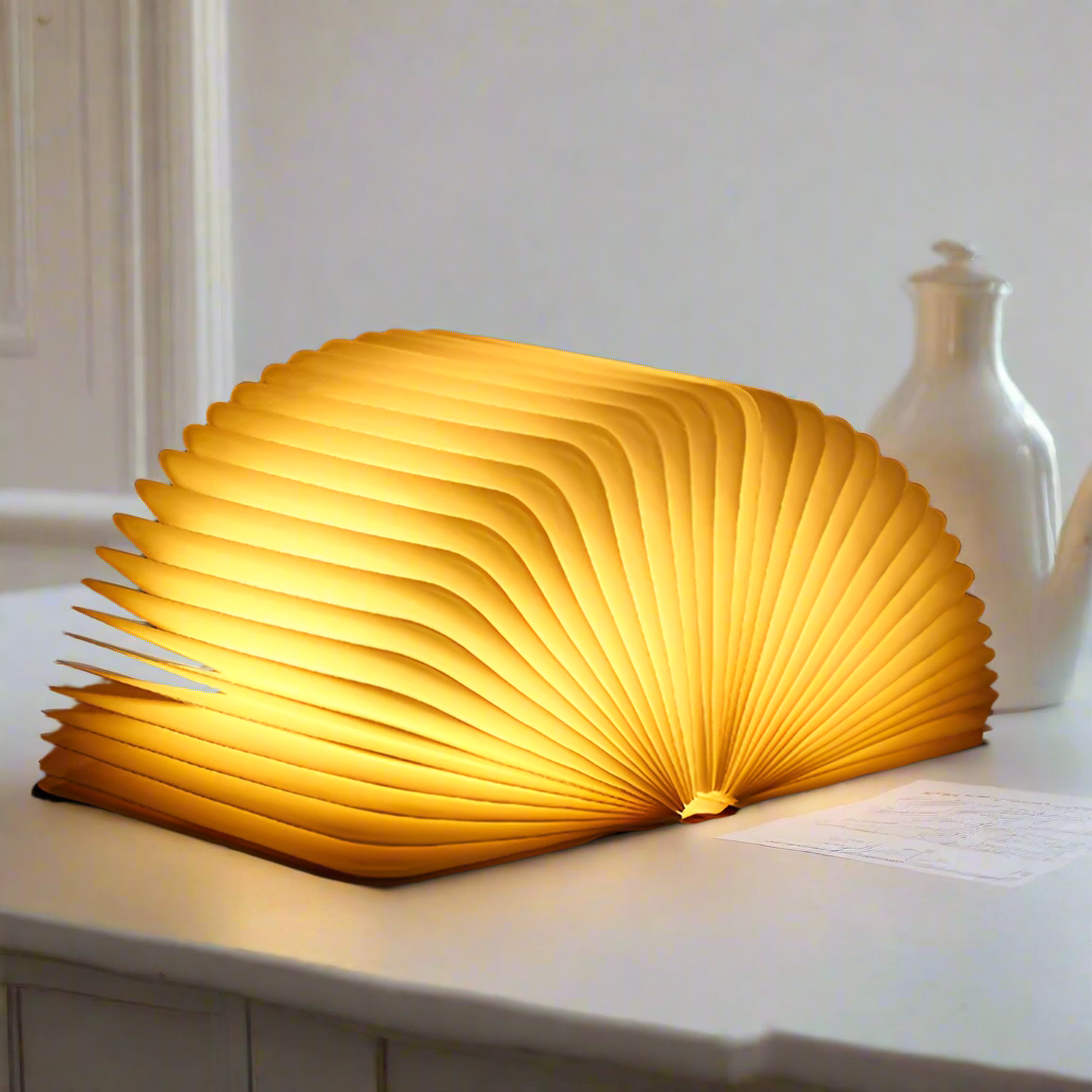 Betoverende Boekenlamp met Uniek Open Boek Ontwerp – Zachte LED Verlichting voor Cozy Sfeer 4
