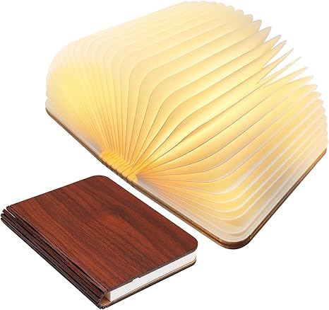 Betoverende Boekenlamp met Uniek Open Boek Ontwerp – Zachte LED Verlichting voor Cozy Sfeer 6