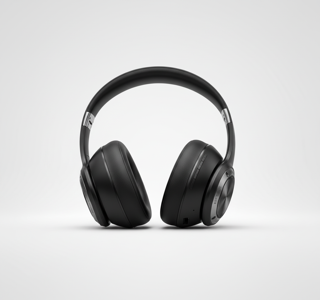Draadloze Koptelefoon – Opvouwbare Over-Ear Bluetooth Koptelefoon met Active Noise Cancelling, Diepe Bas, 30 Uur Batterij – SoundFold