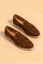 Bram Heren Loafer | Bruine Nubuck-Look, Comfortabel en Stijlvol 1