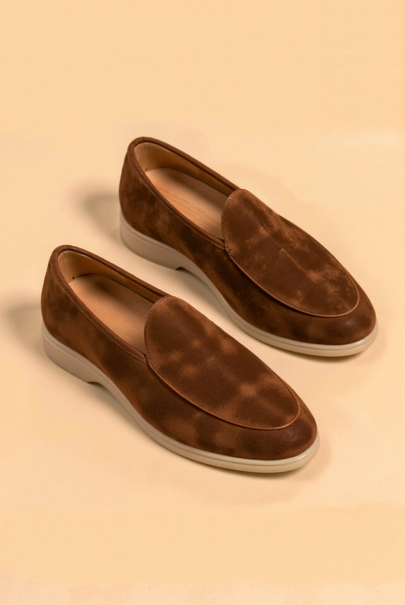Bram Heren Loafer | Bruine Nubuck-Look, Comfortabel en Stijlvol 1