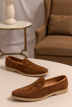Bram Heren Loafer | Bruine Nubuck-Look, Comfortabel en Stijlvol 2