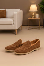 Bram Heren Loafer | Bruine Nubuck-Look, Comfortabel en Stijlvol 8