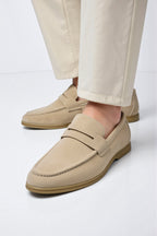 Brenna Dames Loafer | Hoogwaardig Kunstleer, Beige Comfortabel 1