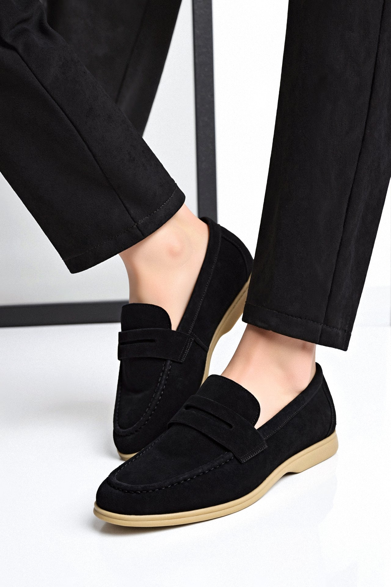 Brenna Dames Loafer | Hoogwaardig Kunstleer, Beige Comfortabel 8