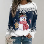 Kersttrui Dames - Warme Gebreide Foute Kerstsweater Dames